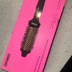 Never used Amika Thermal blowout  Brush - Black and Pink